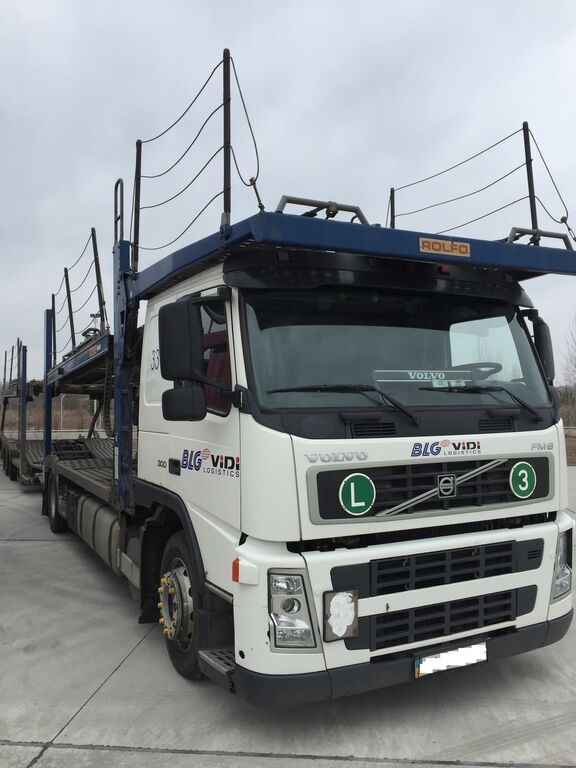  VOLVO FM9 380 car transporter + car transporter trailer